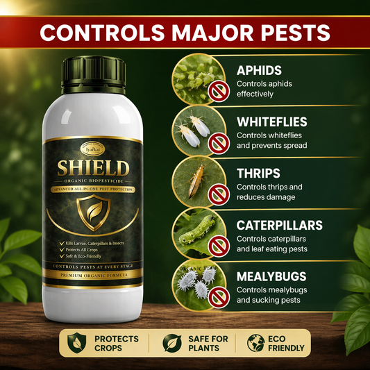 SHIELD Organic Bio-Pesticide – Natural Pest Repellent for All Crops