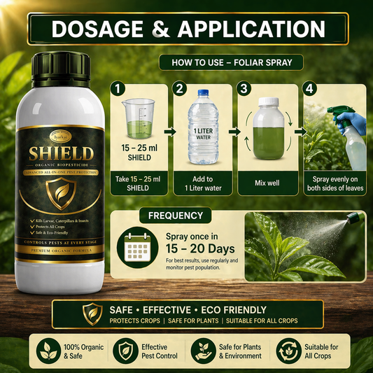 SHIELD Organic Bio-Pesticide – Natural Pest Repellent for All Crops