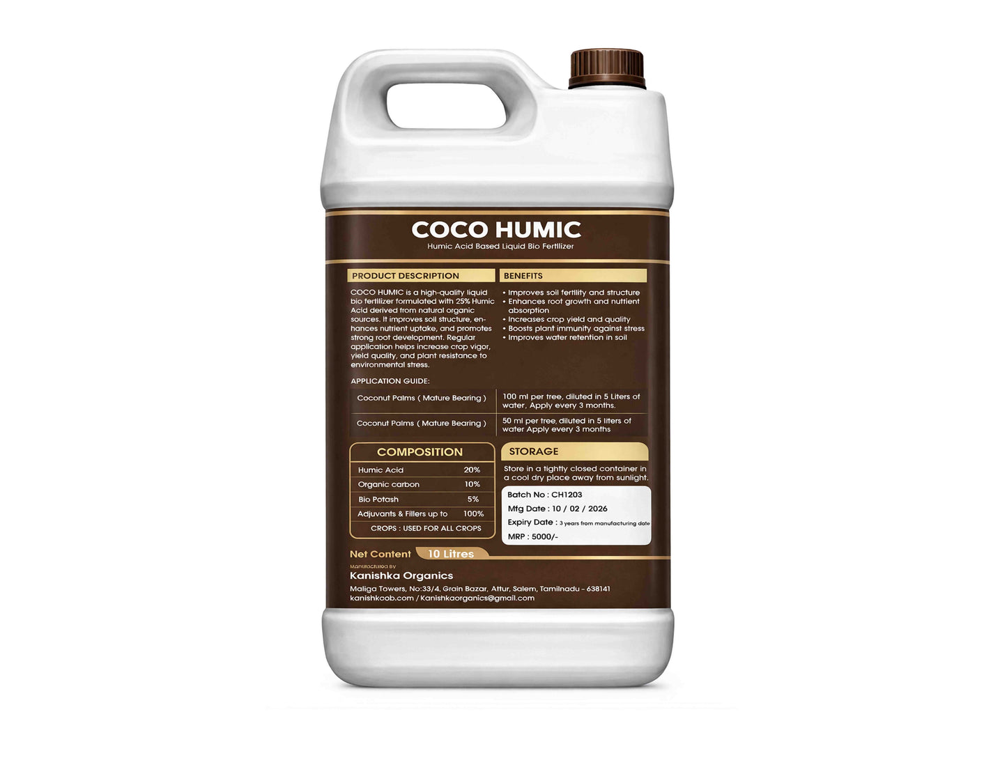 COCO HUMIC – Advanced Humic Acid Nutrition for Coconut Trees